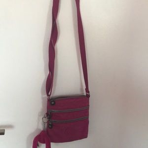 Hot pink Kipling bag